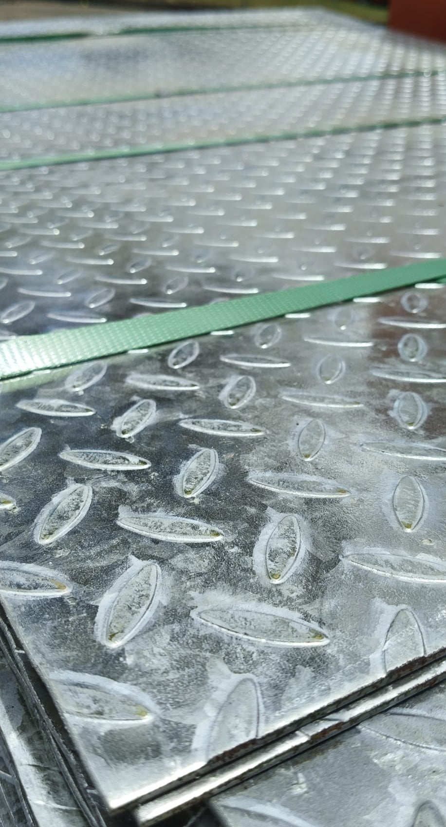 3mm Galvanised Chequer/Tread/Floor Plate 1500mm x 2000mm