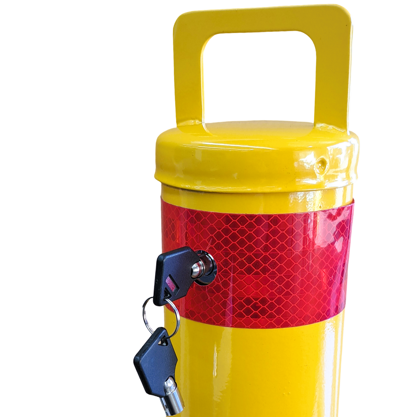 Removable Surface Mount Steel Bollard, 1000mm High