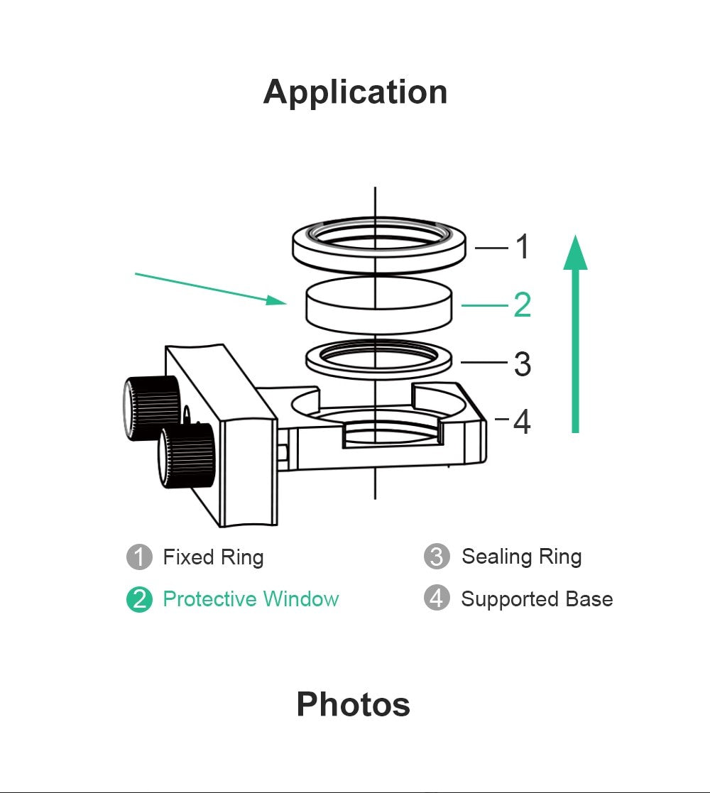 Protective Lens/Window - D28 x T4 - QTY 10