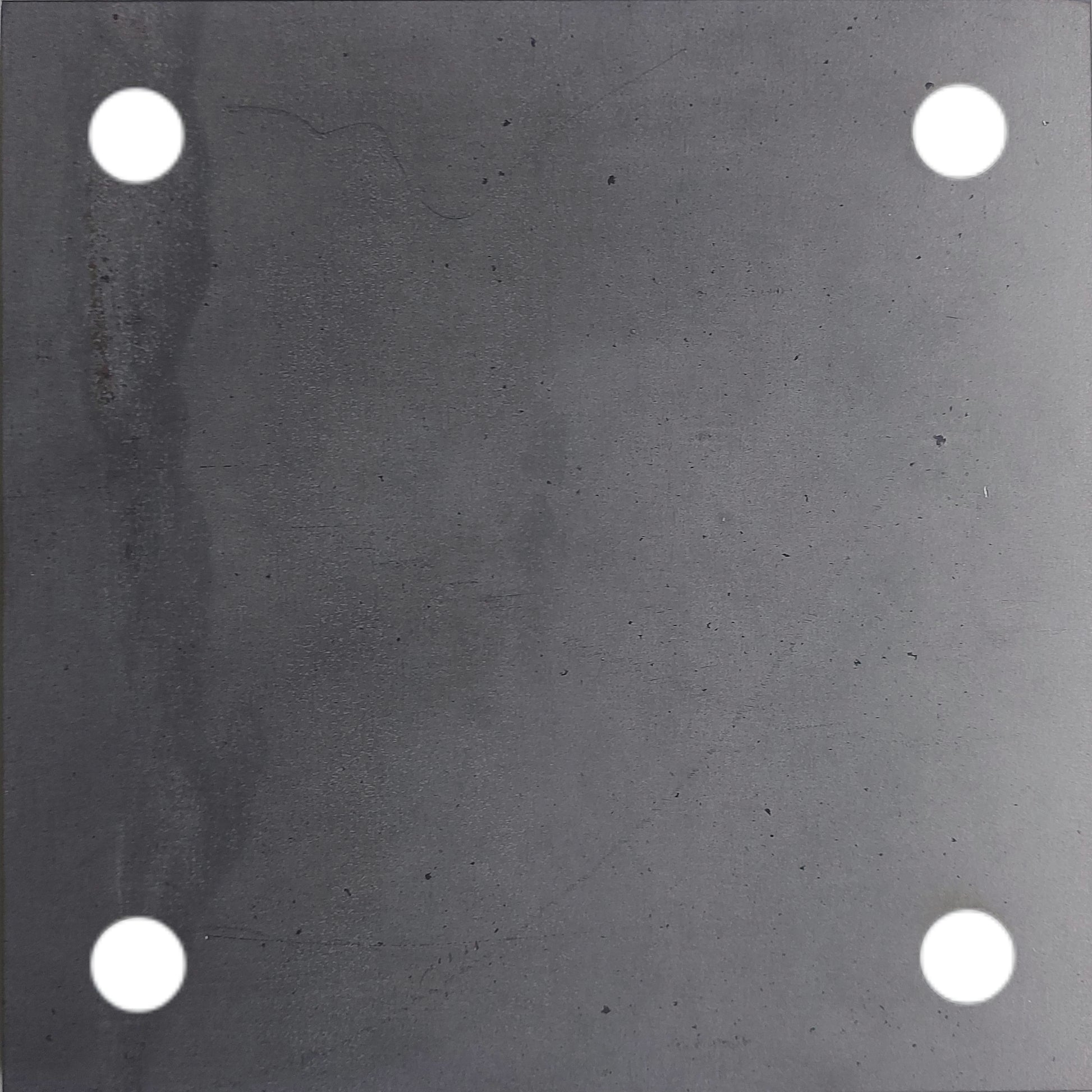 200 x 200 x 12mm Steel Base Plate, 4x Holes - EZY STEEL
