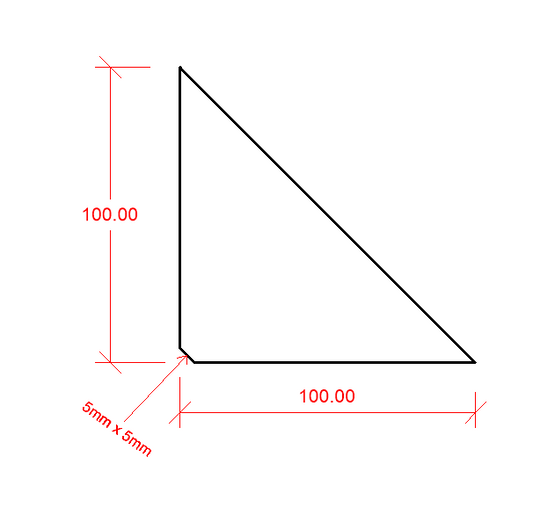 Mild Steel Gusset, 100mmx100mm (Set of 4)