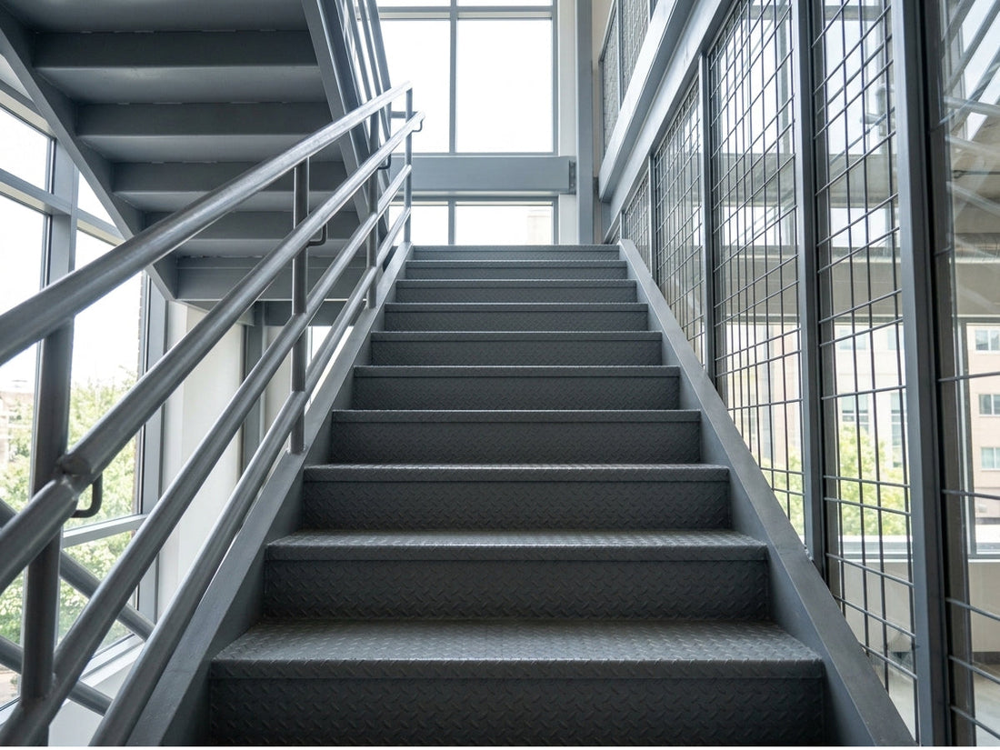 Metal Stair Treads for Industrial Safety