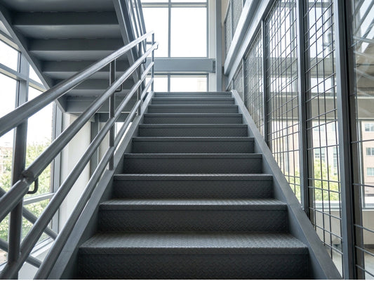 Metal Stair Treads for Industrial Safety