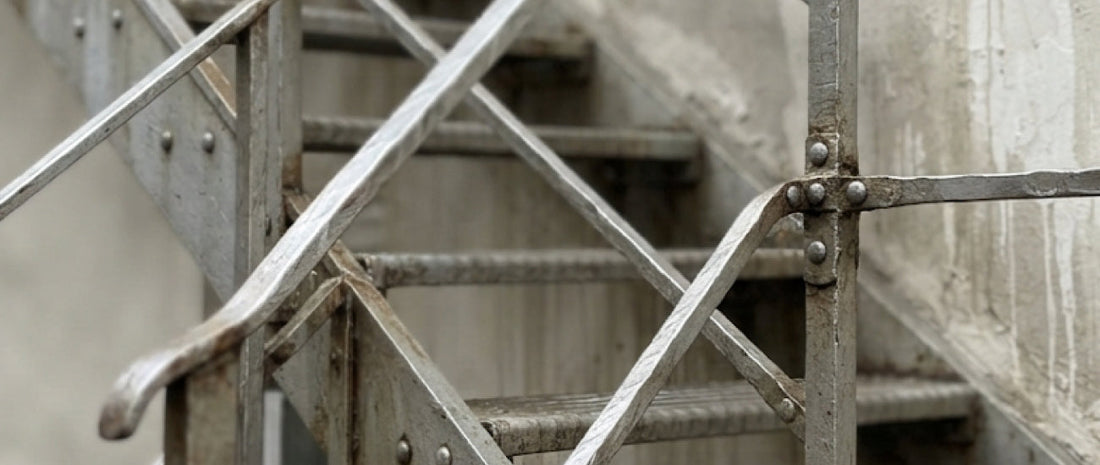 Residential metal stair treads