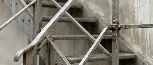 Residential metal stair treads