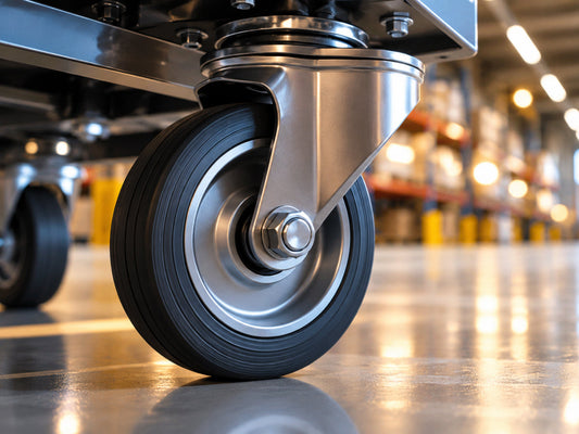 Stainless steel castor wheels