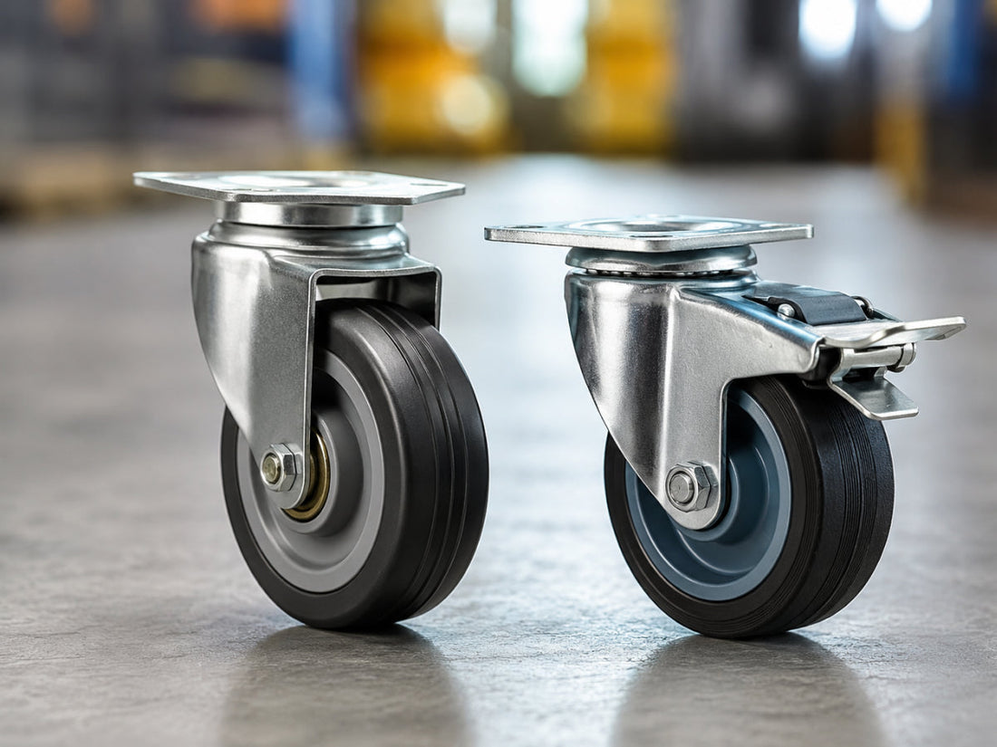 stainless steel casters with brakes