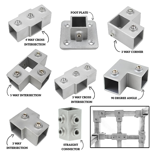 25x25mm SHS Frame Connectors | EZY STEEL Australia