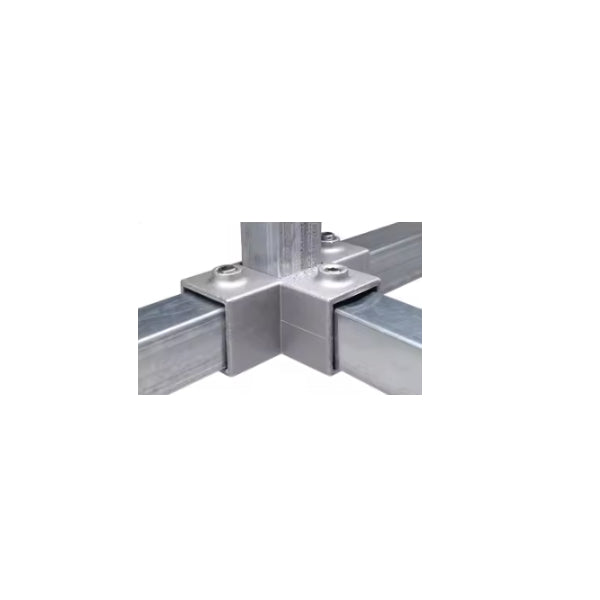 Square Tube Metal Frame Connectors – 25x25mm SHS Multi-Angle Joint System