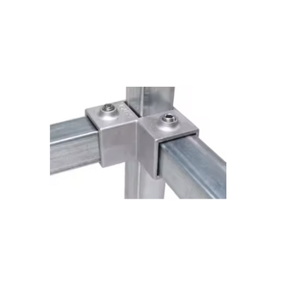 Square Tube Metal Frame Connectors – 25x25mm SHS Multi-Angle Joint System