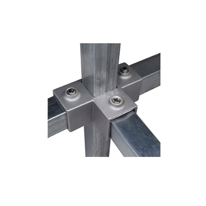 Square Tube Metal Frame Connectors – 25x25mm SHS Multi-Angle Joint System