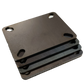 110mm x 114mm Castor Base Plate x 4 - EZY STEEL